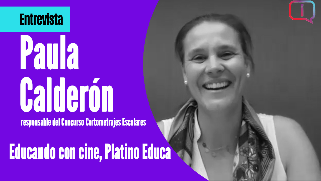 Acceso a la entrevista a Paula Calderón, responsable del I Certamen de Cortometrajes Escolares, en nuestro canal YouTube