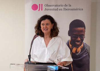 Presentación del informe Juventud Española 2026 de Fundación SM y el Observatorio de la Juventud de Iberoamérica, Madrid.