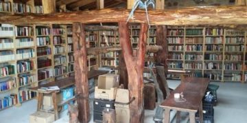 Una biblioteca de 16.000libros en un pueblo con 9 habitantes.