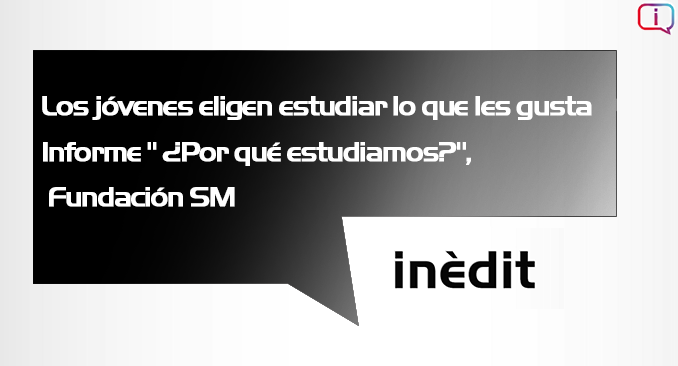 acceso al vídeo en youtube de la entrevista de la presentación del informe ¿Por qué estudian los jóvenes? de Fundación SM