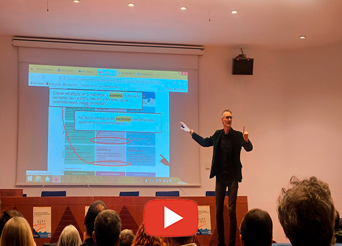 Acceso al vídeo en YouTube con entrevistas a algunos de los ponentes que asistirán. Entrevistas rodadas en las XI Jornadas de Secundaria organizada por Sindicat de Professors y Fundación Episteme