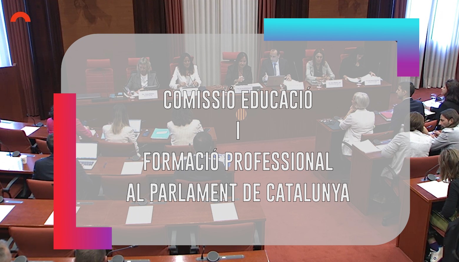 Acceso al vídeo resumen de la sesión en el Parlament de Catalunya. Fuente: Canal Parlament de Catalunya